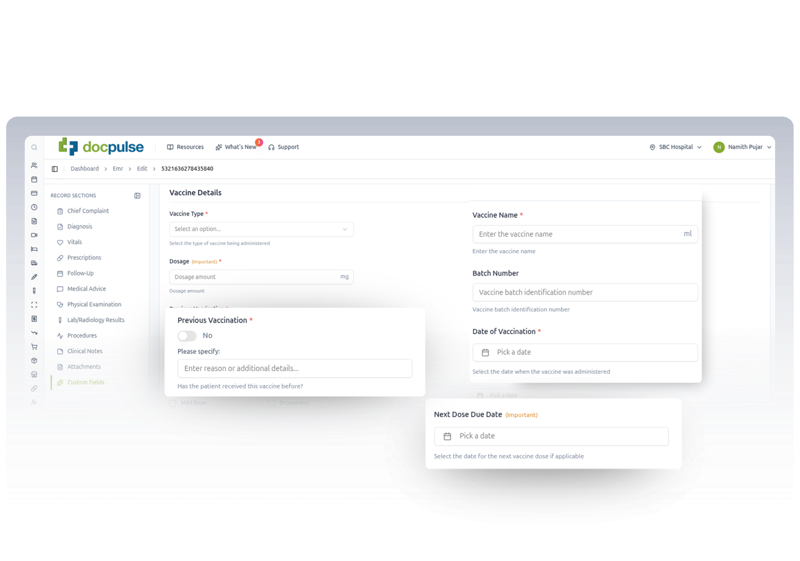 Vaccination Management